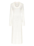 Loulou De Saison Ari Midi Dress — White — Size XS — Front View