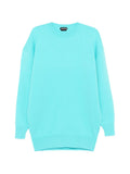 Tom Ford Knitted Dress — Blue — Size XS — Front View