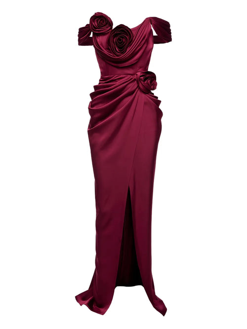 Ana Radu Rose Embellishment Maxi Dress — Same as shown — Size XS — Front View