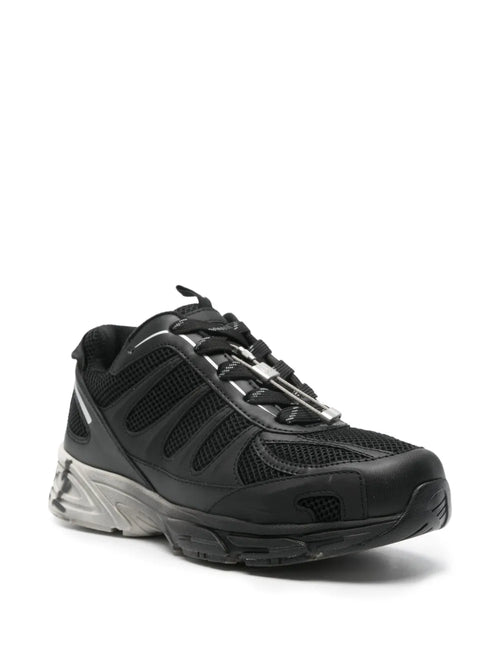44 Label Group Panelled Sneakers — Black — Size US M 3.5 - US W 5 — Side View