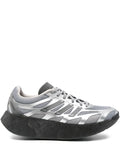 adidas Adizero Aruku Lace-Up Sneakers — Silver — Size US M 6.5 - US W 8 — Front View