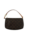 Louis Vuitton Pochette Accessoires Nm Monogram Canvas Brown Canvas Handbag (Pre-Owned)