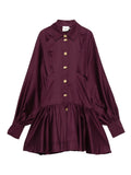 Aje Alexia Mini Dress — Red — Size S — Front View
