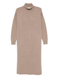 Max Mara Summer Cashmere Midi Dress — Brown — Size XS — Front View