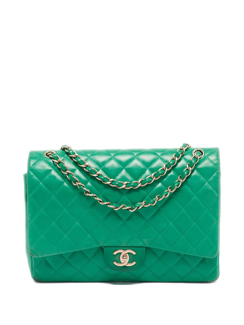 Chanel Pre Owned 1182593 Green — Same as shown — Size One Size — Front View