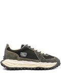 Maison MIHARA YASUHIRO Larry Logo-Patch Suede — Black — Size US M 3.5 - US W 5 — Front View