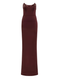 Rebecca Vallance Alora Strapless Embellished Maxi Dress — Same as shown — Size XS — Front View