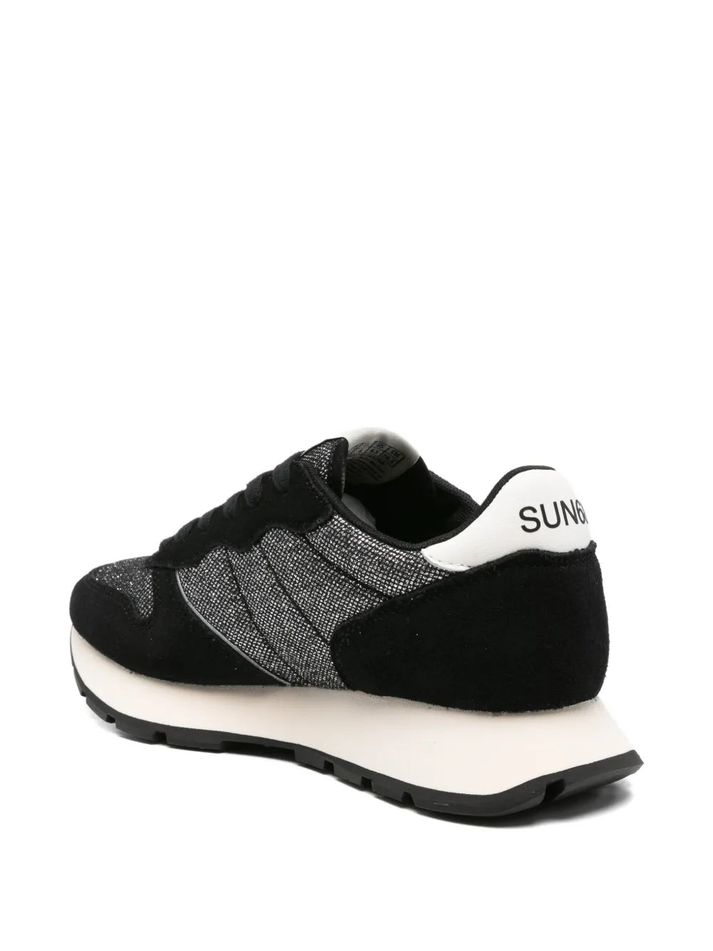 Sun68 Ally Glitter — Black — Size US M 3.5 - US W 5 — Back View