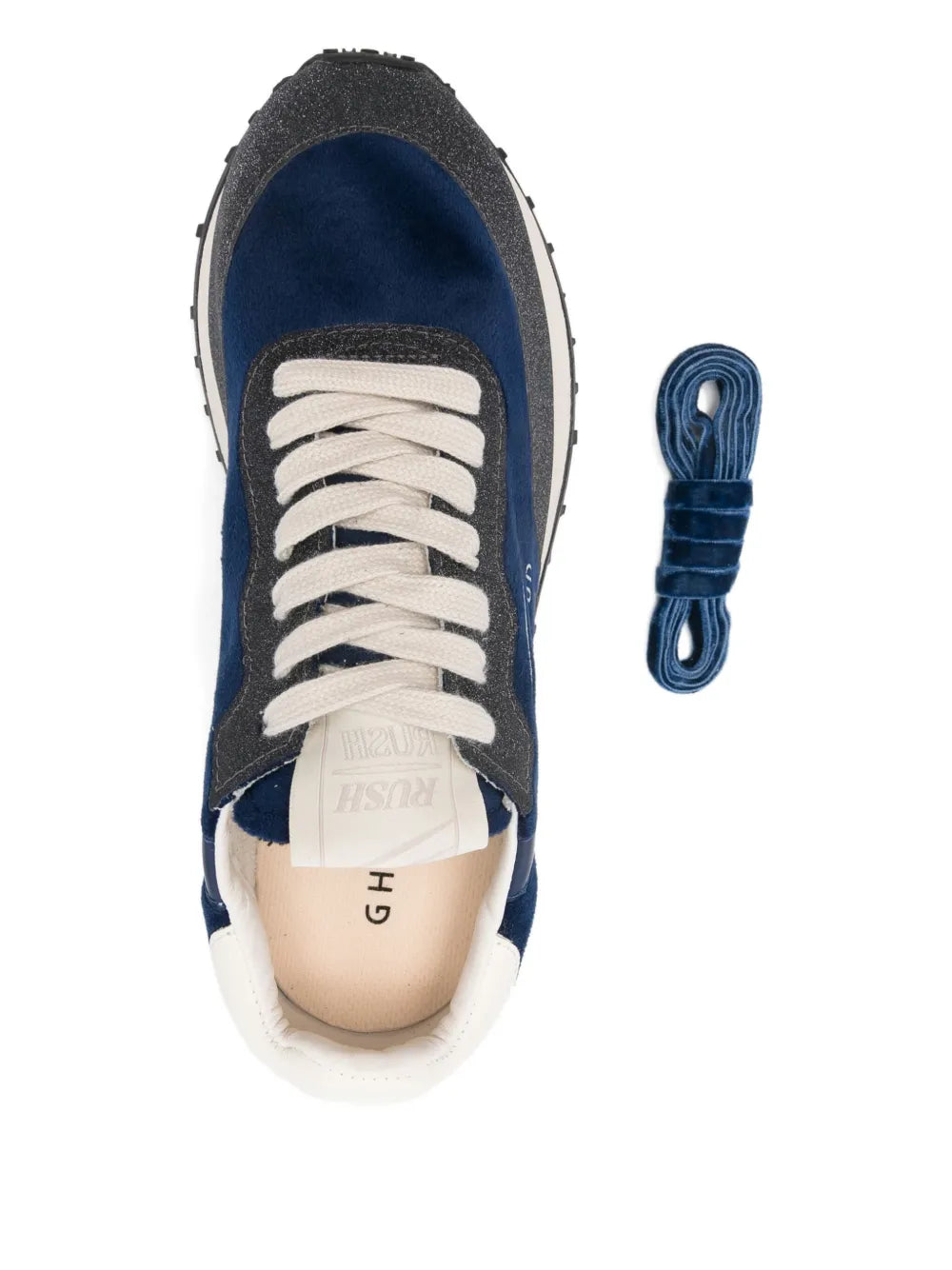 GHOUD Rush Starter Phylon Suede Panelled — Blue — Size US M 3.5 - US W 5 — Top View