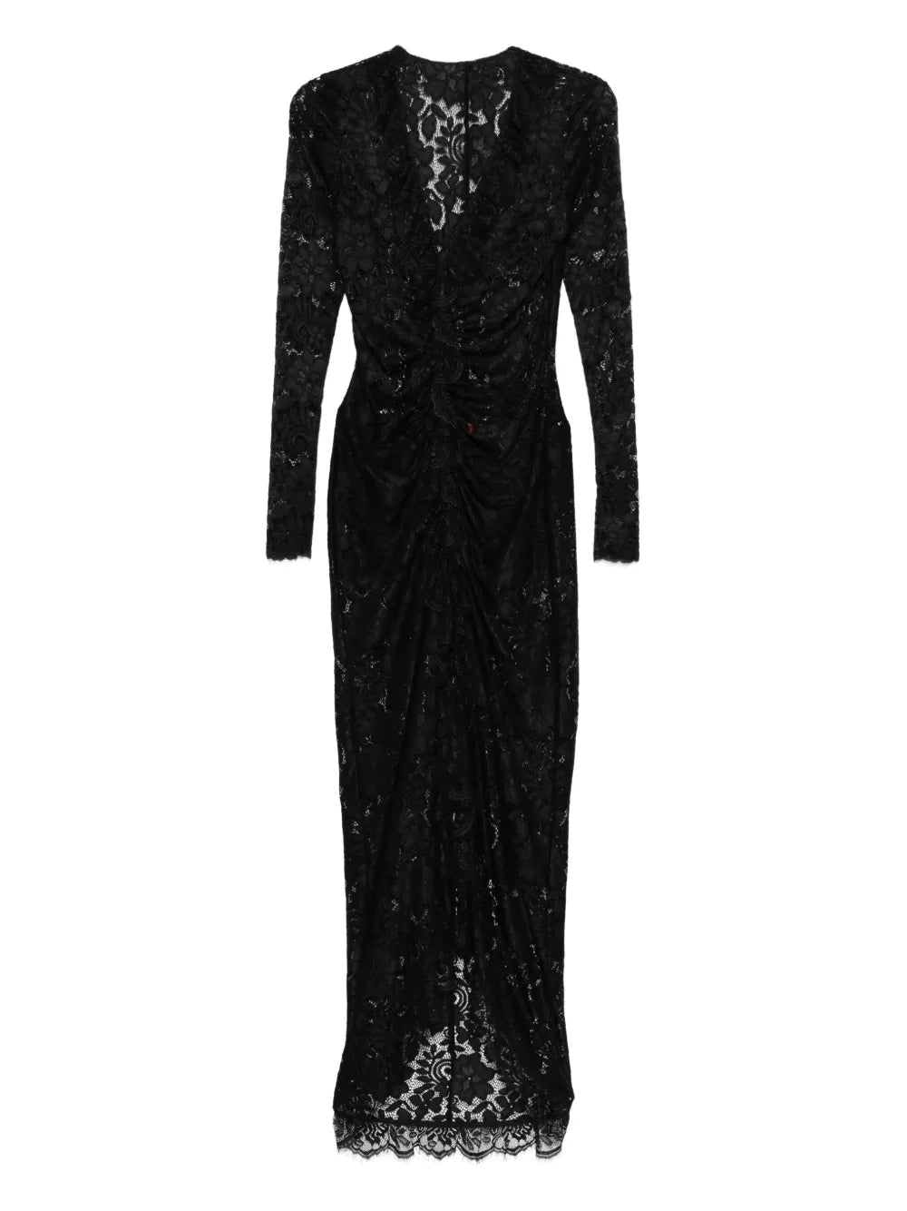 Miau By Clara Rotescu Fez Dress — Black — Size S — Front View