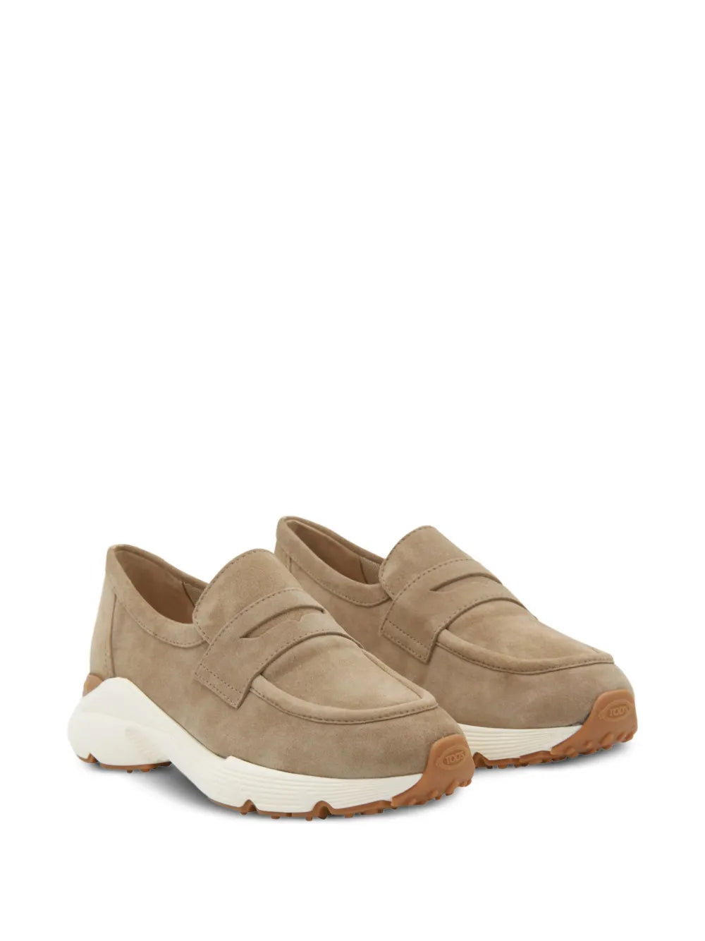 Tod's Suede — Beige — Size US M 3.5 - US W 5 — Side View