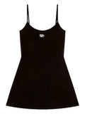 Diesel D Newhop Od Mini Dress — Black — Size XS — Front View