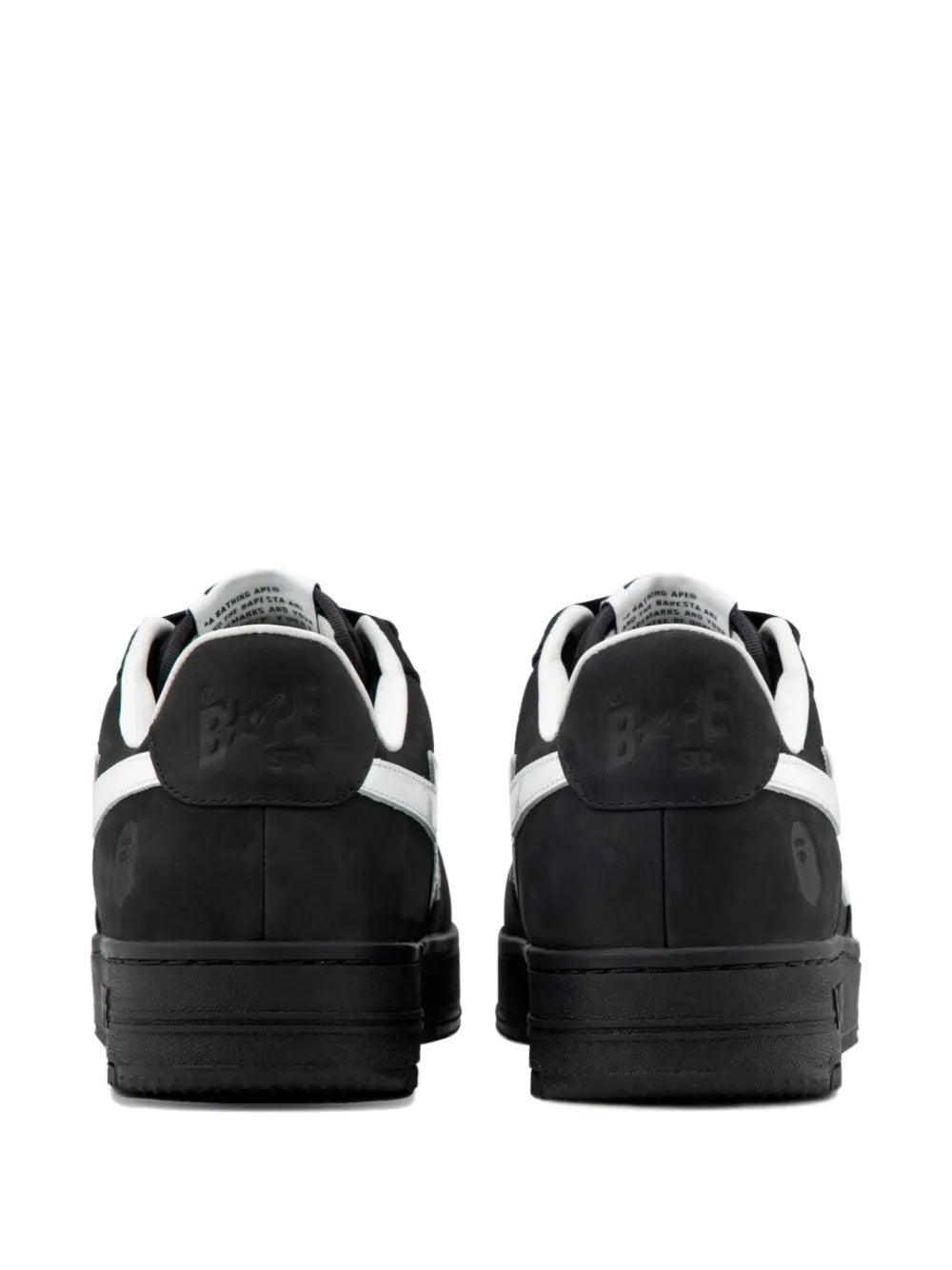 A Bathing Ape?Star-Appliqu?Sneakers — Black — Size US M 3.5 - US W 5 — Side View