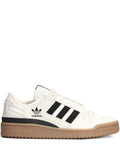 adidas Forum Low Striped Sneakers — Off-White — Size US M 8.5 - US W 10 — Front View
