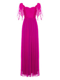 Roserry Elizabeth Ruffled Maxi Dress — Same as shown — Size XS — Front View