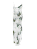 Christopher Esber Cowl Neck Slip Maxi Dress — White — Size XS — Front View