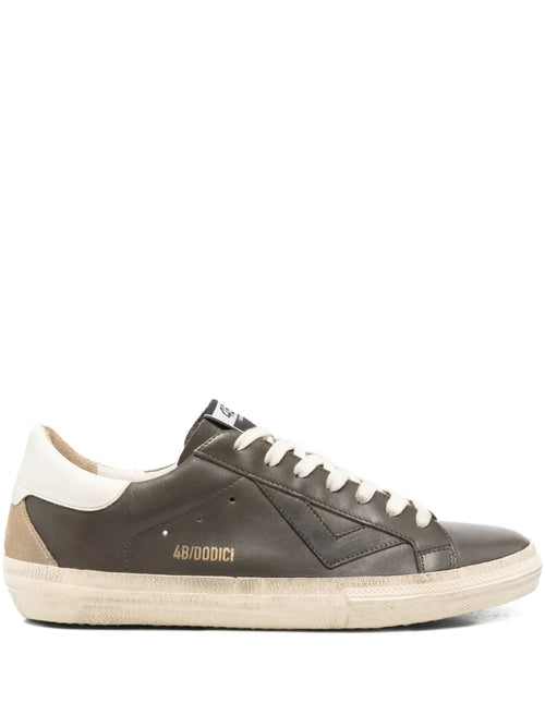 4B12 Suprime Sneakers — Brown — Size US M 3.5 - US W 5 — Front View