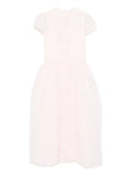 Cecilie Bahnsen Cleopatra Midi Dress — Pink — Size M — Front View