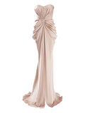 Ana Radu Corset Maxi Dress — Beige — Size XS — Front View