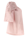 Bernadette Winnie Bow Detail Mini Dress — Pink — Size XS — Front View
