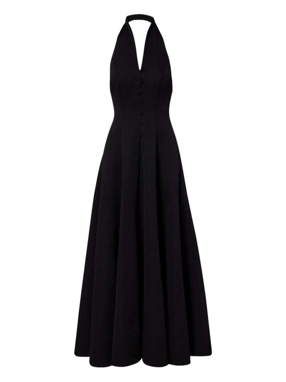 Staud Stella Maxi Dress — Black — Size S — Front View