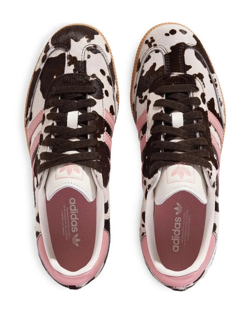 adidas Samba Og Cow-Pattern Low-Top — White — Size US M 3.5 - US W 5 — Side View