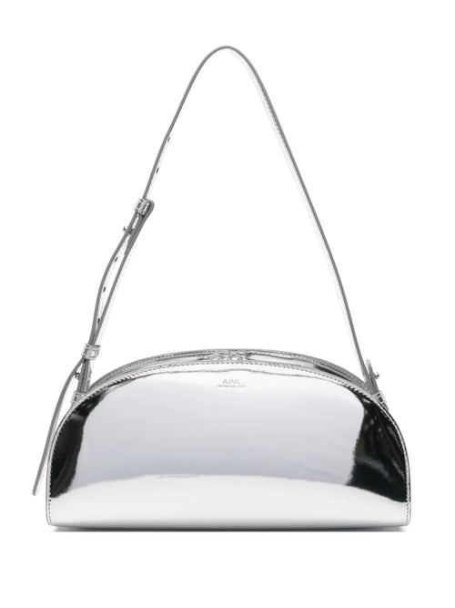 Apc Demi Lune Zip Shoulder Bag — Same as shown — Size One Size — Front View
