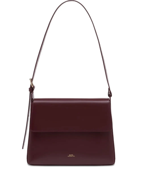Apc Virginie Leather Shoulder Bag — Same as shown — Size One Size — Front View