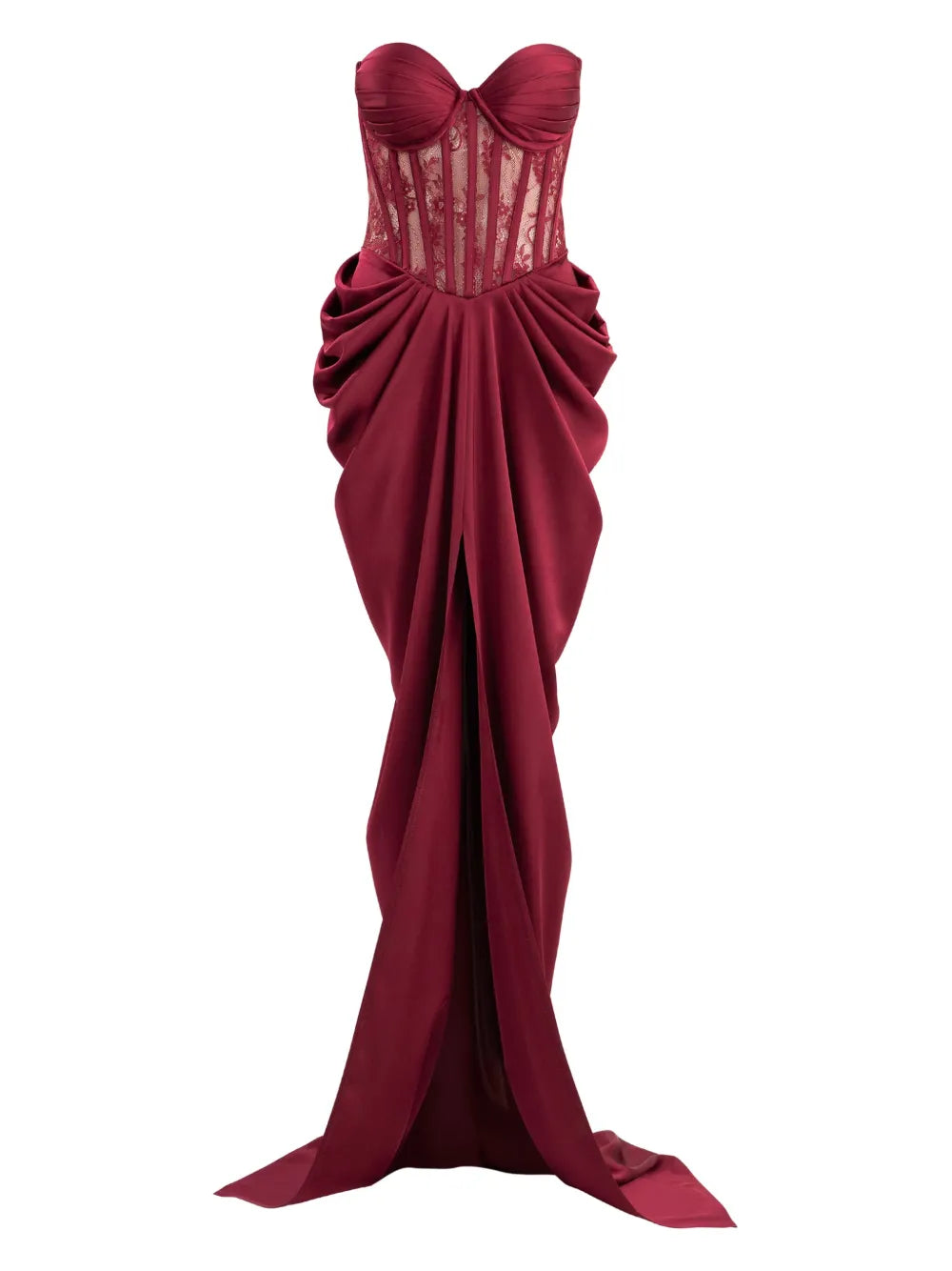 Ana Radu Lace Detailed Corset Style Maxi Dress — Same as shown — Size XS — Front View