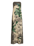 Johanna Ortiz Simbologia Floral Sequin Maxi Dress — Beige — Size XS — Front View
