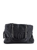 Chanel Pre Owned Timeless Classic Shopping Tote Quilted Caviar Xl Shoulder Bag — Same as shown — Size One Size — Front View