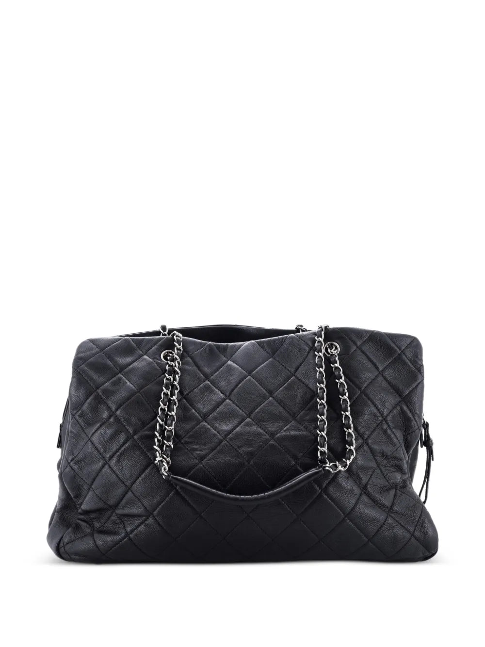 Chanel Pre Owned Timeless Classic Shopping Tote Quilted Caviar Xl Shoulder Bag — Same as shown — Size One Size — Side View