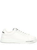 Dolce & Gabbana Portofino Leather Low-Top — White — Size US M 3.5 - US W 5 — Front View