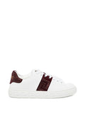 Versace Crystal-Embellished Trainers — White — Size US M 3.5 - US W 5 — Front View