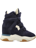ISABEL MARANT Balskee Touch-Strap — Blue — Size US M 3.5 - US W 5 — Front View