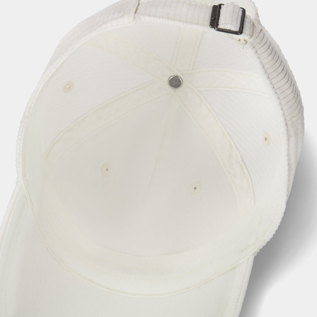 Exclusive Club Unstructured Corduroy Wash Mens Hat (Beige) — S/M — Back View