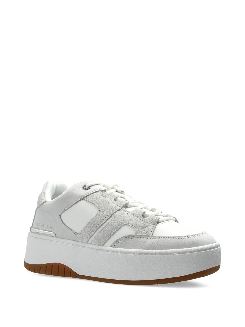 Michael Michael Kors Ryder Panelled Platform Low-Top — Grey — Size US M 3.5 - US W 5 — Side View