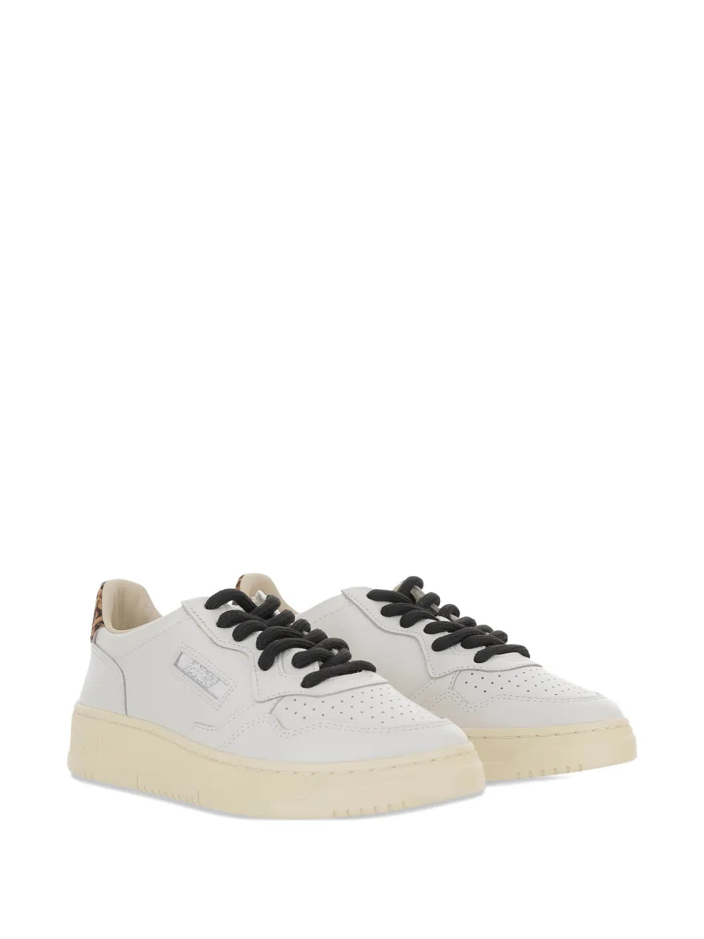 Autry Medalist Low Leopard-Detail — White — Size US M 3.5 - US W 5 — Side View