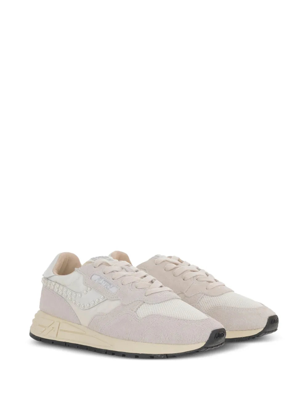 Autry Reelwind Pearl-Embellished — White — Size US M 3.5 - US W 5 — Side View