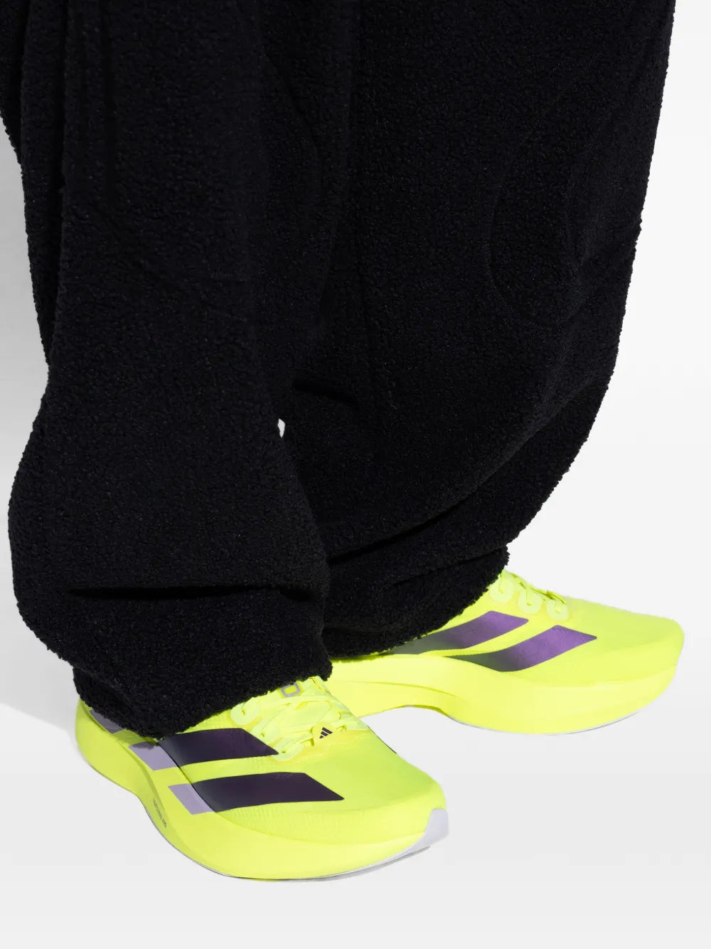 adidas Adizero Evo Sl Sneakers — Fluorescent Yellow — Size US M 7 - US W 8.5 — Lifestyle View