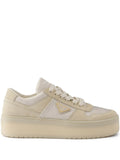 Prada Downtown Bold Platform — Beige — Size US M 3.5 - US W 5 — Front View