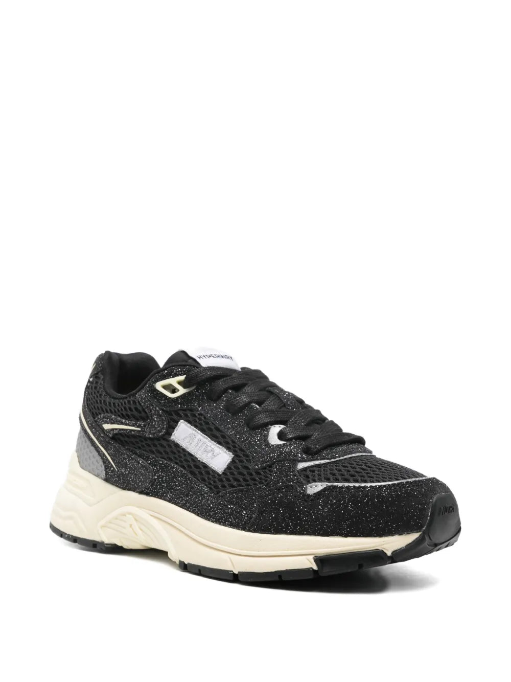 Autry Hyperway Glitter — Black — Size US M 3.5 - US W 5 — Side View
