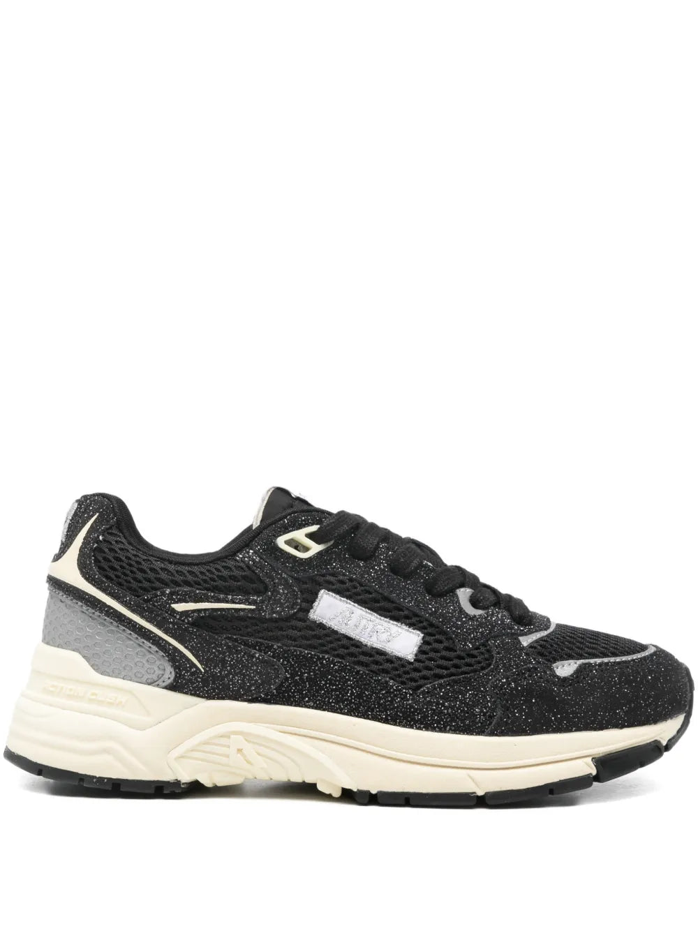 Autry Hyperway Glitter — Black — Size US M 3.5 - US W 5 — Front View