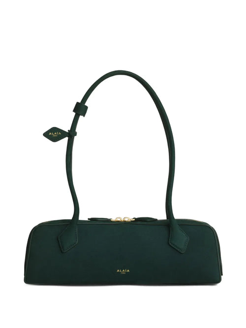 Alaia Zip Leather Shoulder Bag — Same as shown — Size One Size — Front View