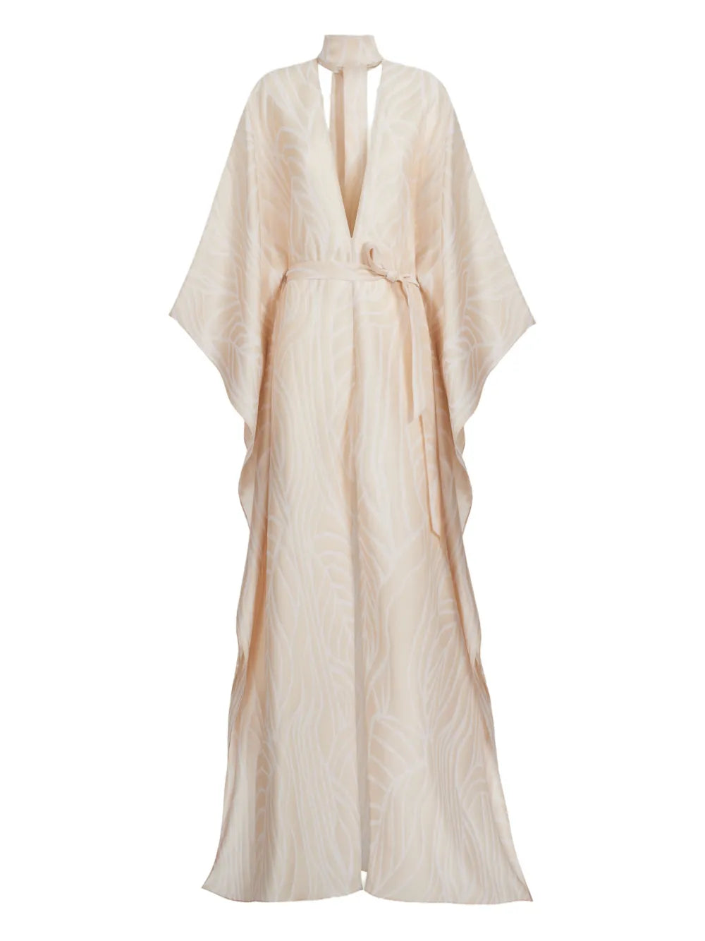 Taller Marmo Completely Ooo Tie Neck Maxi Dress — Same as shown — Size XS — Front View