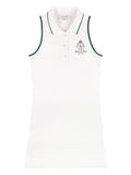 Sporty Rich Sleeveless Mini Dress — White — Size S — Front View