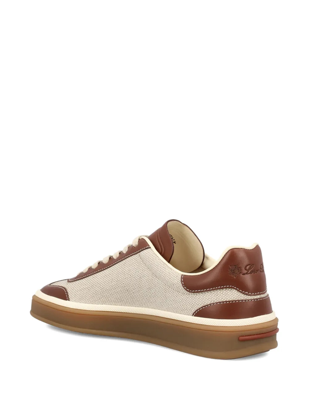 Loro Piana Tennis Walk Debossed-Logo — Beige — Size US M 3.5 - US W 5 — Back View