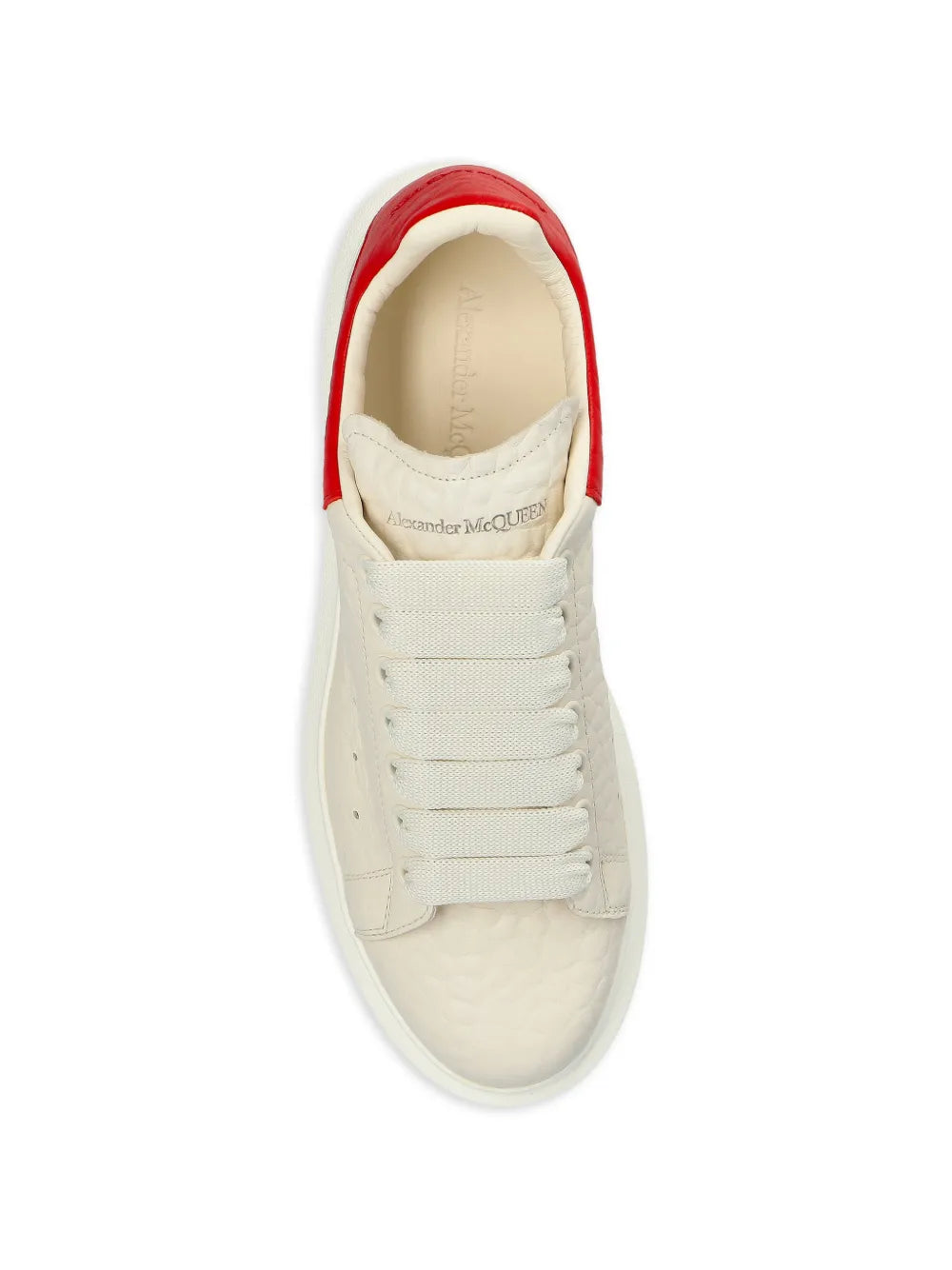 Alexander McQueen Lace-Up Platform — White — Size US M 3.5 - US W 5 — Back View