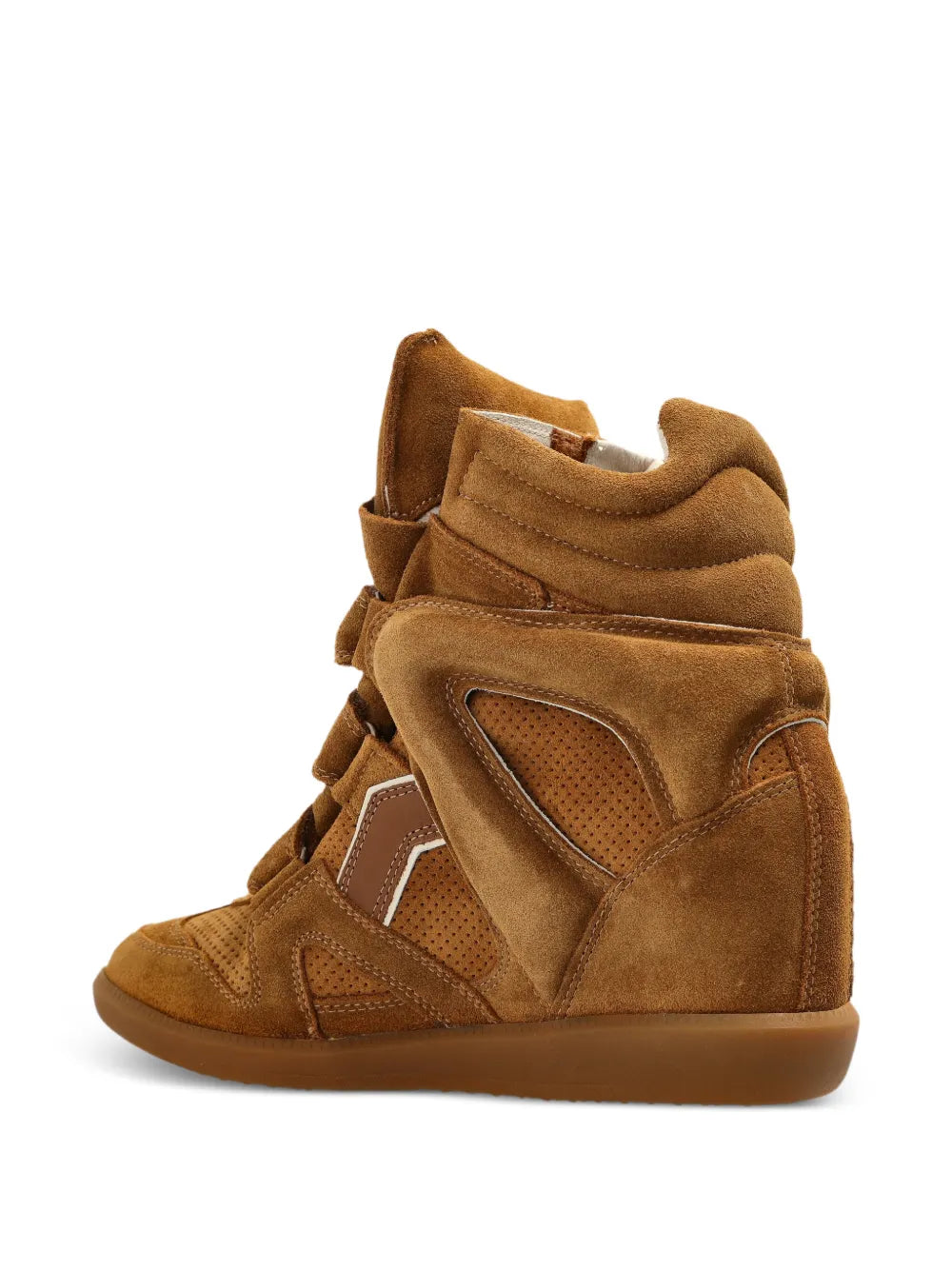 ISABEL MARANT Bekett Touch-Strap — Brown — Size US M 3.5 - US W 5 — Back View