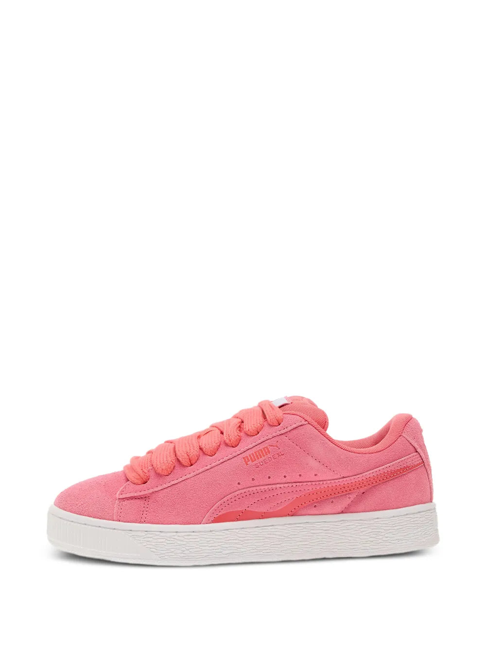 PUMA Suede Xl Lace-Up — Pink — Size US M 3.5 - US W 5 — Back View